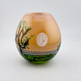 "The Moon Rose Early!" Egg Shaped Vase