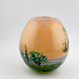 "The Moon Rose Early!" Egg Shaped Vase