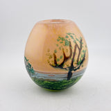 "The Moon Rose Early!" Egg Shaped Vase