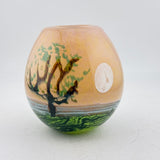 "The Moon Rose Early!" Egg Shaped Vase