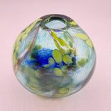 Blue and Green Oval Vase