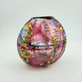 Pink Blossom Oval Vase ii