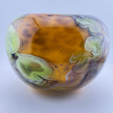 Orange and Green Leafy Rosebowl