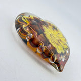 Amber, Pink and Yellow  Heart