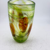 Green and Orange Blossom Vase (second)