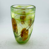 Green and Orange Blossom Vase (second)