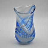 Blue and White Oval Freeform "Demo" Vase xxxi