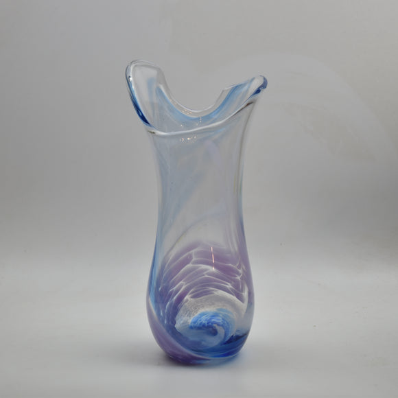 Blue, Lilac and White  Tall Freeform 