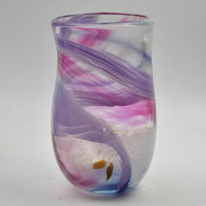 Purple, Pink and White  Flared "Demo" Vase xi