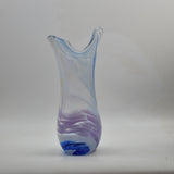 Blue, Lilac and White  Tall Freeform "Demo" Vase xvi