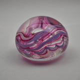 Pink, white and lilac "Demo" Paperweight ii