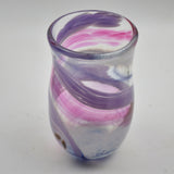 Purple, Pink and White  Flared "Demo" Vase xi