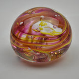 Pink and Yellow "Demo" Paperweight i