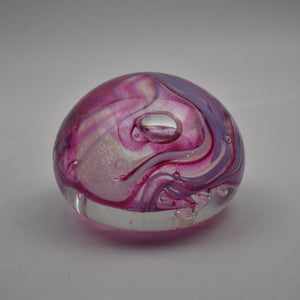 Pink, white and lilac "Demo" Paperweight ii