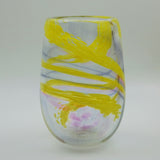 Yellow and Pink  "Demo" Vase