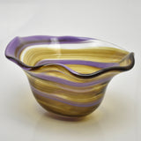 Lilac and Brown,  Open, Oval "Demo" Vase xxxvi