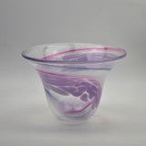 Pink, Lilac and White  Flared "Demo" Vase xiii