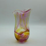 Pink and Yellow Freeform  "Demo" Vase