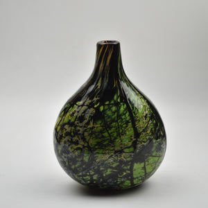 "Rain Forest" Oval Bud Vase