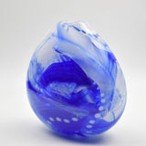 "Blue Yonder" Oval Vase