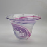 Pink, Lilac and White  Flared "Demo" Vase xiii