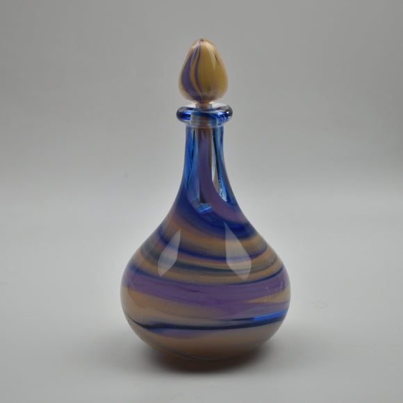 Lilac, Apricot and Blue  Scent Bottle