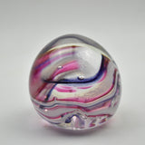 Pink, White and Purple  "Demo" Paperweight xxiv