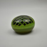 Green and Black Heart Paperweight