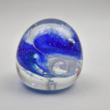 White and Blue   "Demo" Paperweight xv