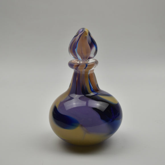 Lilac, Apricot and Blue Scent Bottle ii
