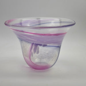 Pink, Lilac and White  Flared "Demo" Vase xiii