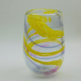 Yellow and Pink  "Demo" Vase