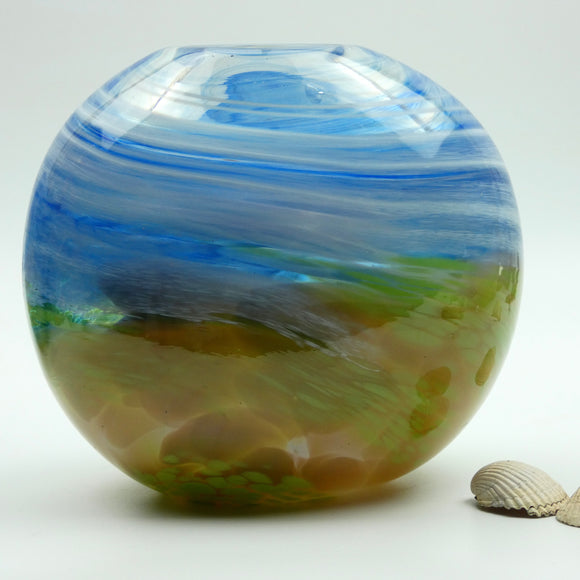 Overstrand Landscape Oval Vase