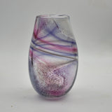 Purple, Pink and White Teardrop  "Demo" Vase