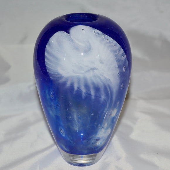 Blue and White Angel Wing Vase