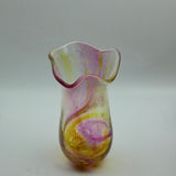 Pink and Yellow Freeform  "Demo" Vase