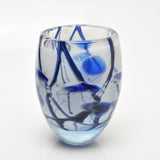 "Winter Birch" Vase With Heavy Clear Glass Base