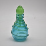 Turquoise and Green Spiral Scent Bottle