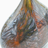 "Seaweed" oval flask