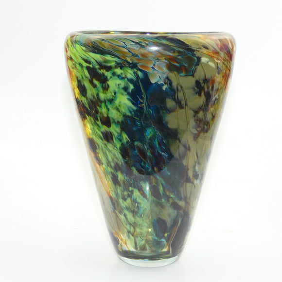Rain Forest Oval Open Vase