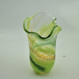 Yellow and Green Freeform  "Demo" Vase