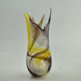 Black and Yellow  Freeform  "Demo" Vase