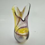 Black and Yellow  Freeform  "Demo" Vase