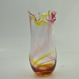 Pink and Yellow Freeform  "Demo" Vase