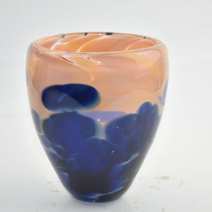 "Blue Reflections" Vase