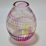 Rainbow Colours Striped Vase