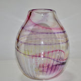 Rainbow Colours Striped Vase