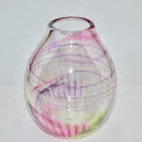 Rainbow Colours Striped Vase