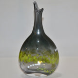 Grey and Green Oval "Flow" Flask