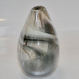 Smoky Oval "Flow" Vase